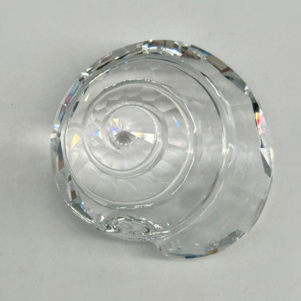SCS Wonders of the Sea Swarovski Crystal 2007 Spiral Top Shell Figurine Gift